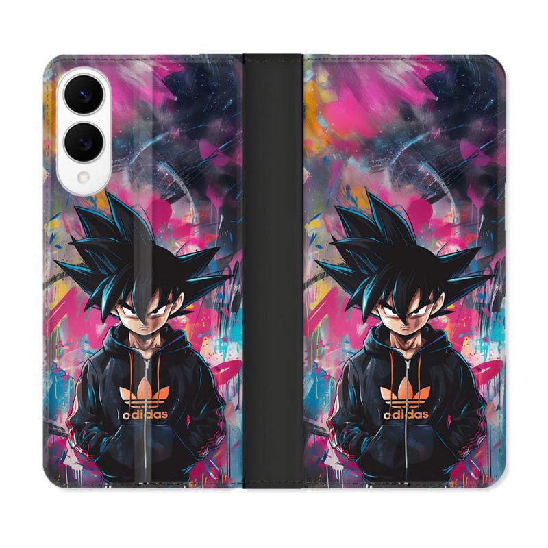 Housse Cuir Portefeuille Pour Samsung Galaxy S25 EDGE Street Art Sangoku