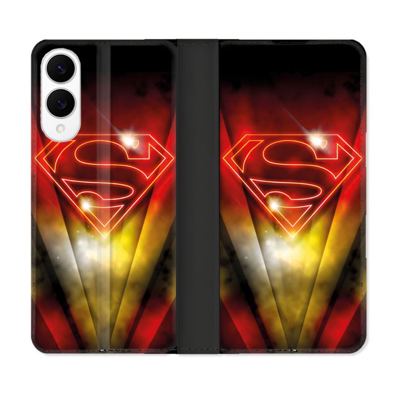Housse Cuir Portefeuille Pour Samsung Galaxy S25 EDGE Superman Logo