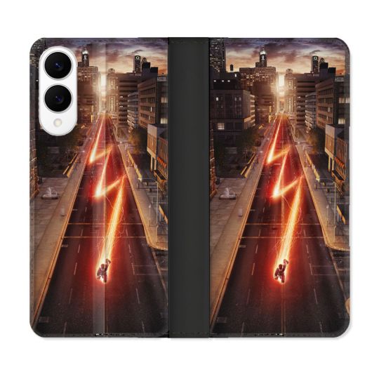 Housse Cuir Portefeuille Pour Samsung Galaxy S25 EDGE The Flash City