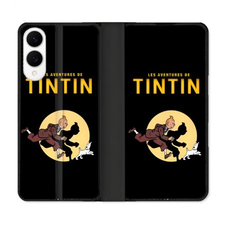 Housse Cuir Portefeuille Pour Samsung Galaxy S25 EDGE Tintin Classique