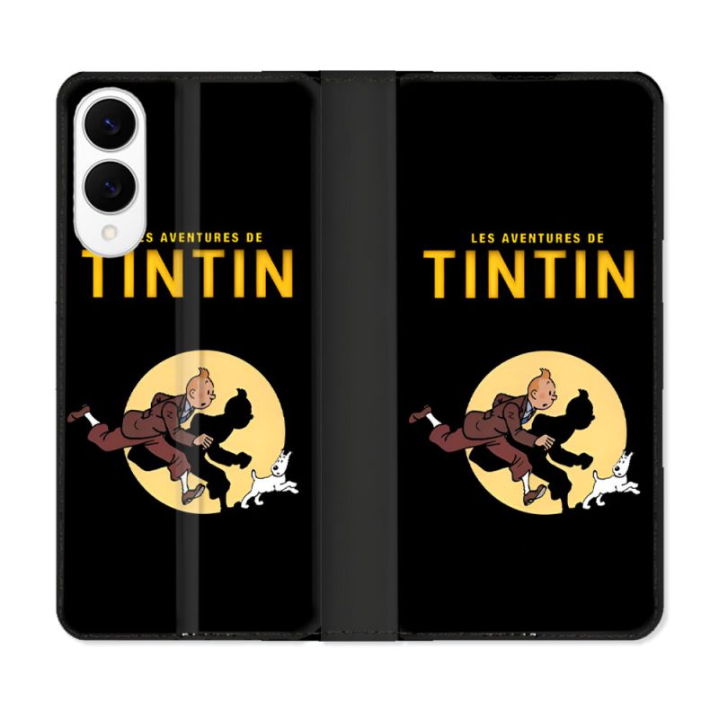 Housse Cuir Portefeuille Pour Samsung Galaxy S25 EDGE Tintin Classique