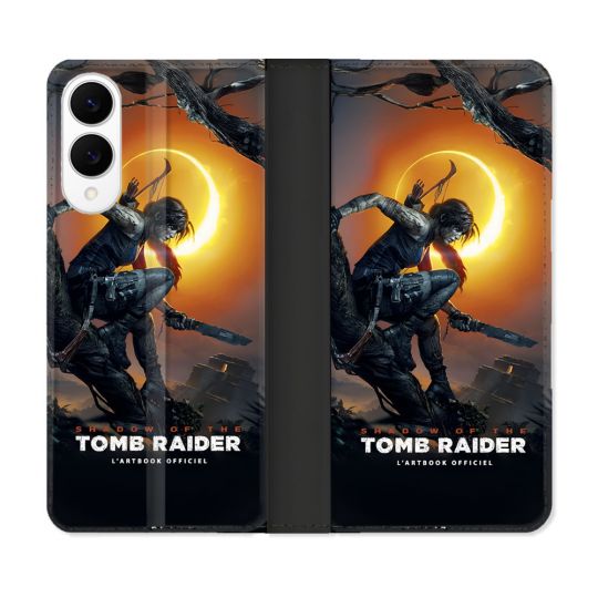 Housse Cuir Portefeuille Pour Samsung Galaxy S25 EDGE Tomb Raider