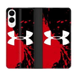 Housse Cuir Portefeuille Pour Samsung Galaxy S25 EDGE Under Armour