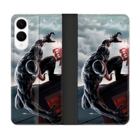 Housse Cuir Portefeuille Pour Samsung Galaxy S25 EDGE Venom