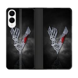 Housse Cuir Portefeuille Pour Samsung Galaxy S25 EDGE Viking