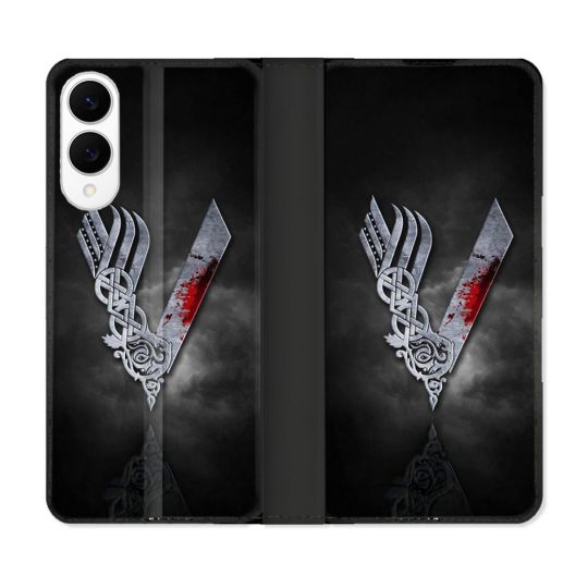 Housse Cuir Portefeuille Pour Samsung Galaxy S25 EDGE Viking