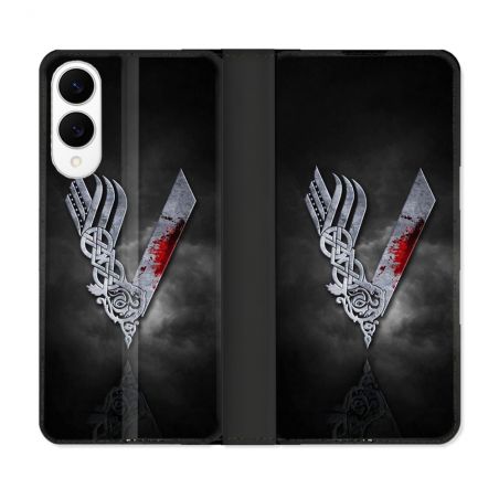 Housse Cuir Portefeuille Pour Samsung Galaxy S25 EDGE Viking