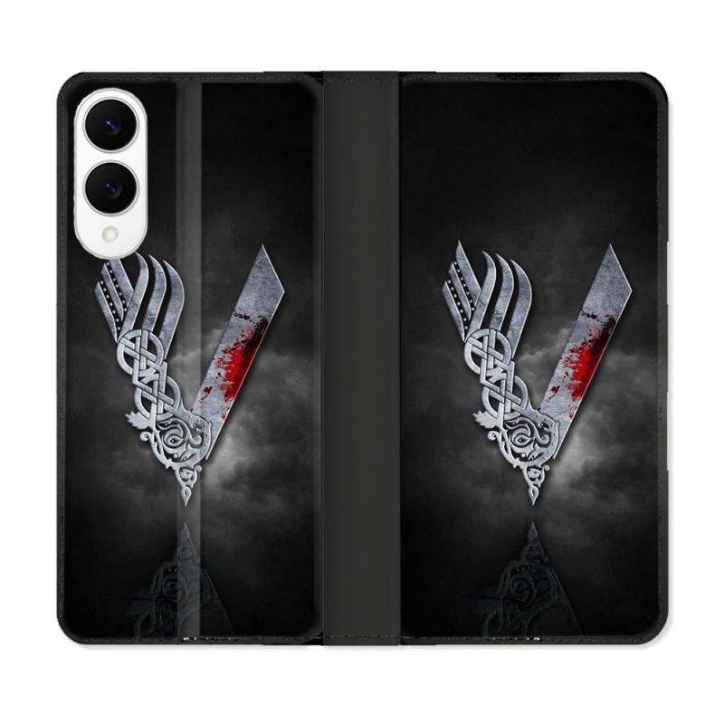 Housse Cuir Portefeuille Pour Samsung Galaxy S25 EDGE Viking