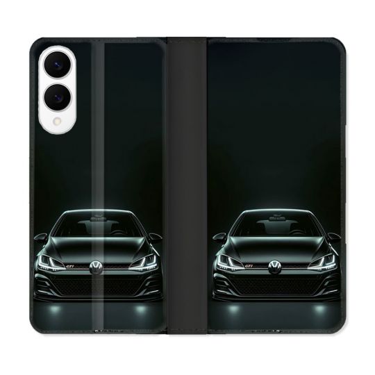 Housse Cuir Portefeuille Pour Samsung Galaxy S25 EDGE Volkwagen Golf GTI