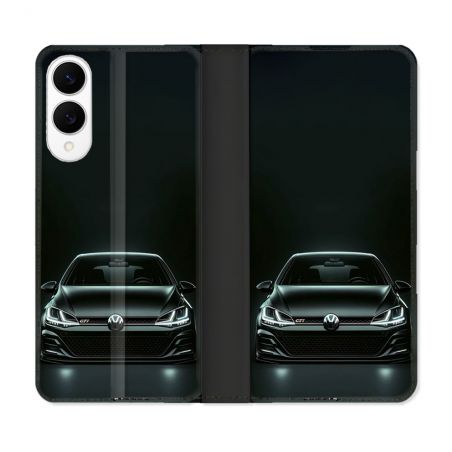 Housse Cuir Portefeuille Pour Samsung Galaxy S25 EDGE Volkwagen Golf GTI