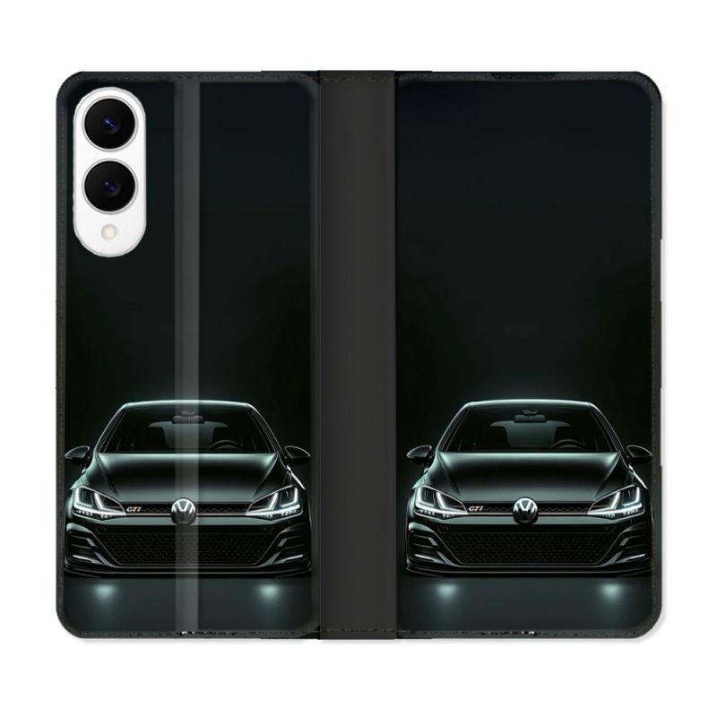 Housse Cuir Portefeuille Pour Samsung Galaxy S25 EDGE Volkwagen Golf GTI