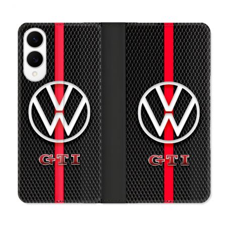 Housse Cuir Portefeuille Pour Samsung Galaxy S25 EDGE Volkwagen Line