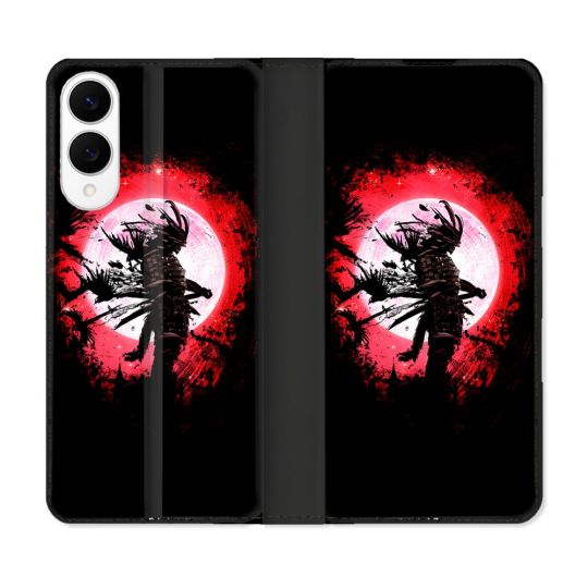 Housse Cuir Portefeuille Pour Samsung Galaxy S25 EDGE Voyage Japon Samourai