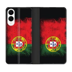 Housse Cuir Portefeuille Pour Samsung Galaxy S25 EDGE Voyage Portugal Drapeau