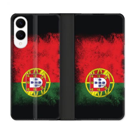 Housse Cuir Portefeuille Pour Samsung Galaxy S25 EDGE Voyage Portugal Drapeau