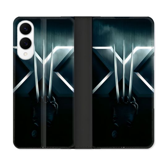 Housse Cuir Portefeuille Pour Samsung Galaxy S25 EDGE Xmen