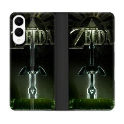 Housse Cuir Portefeuille Pour Samsung Galaxy S25 EDGE Zelda