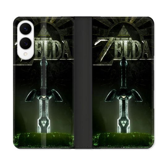 Housse Cuir Portefeuille Pour Samsung Galaxy S25 EDGE Zelda