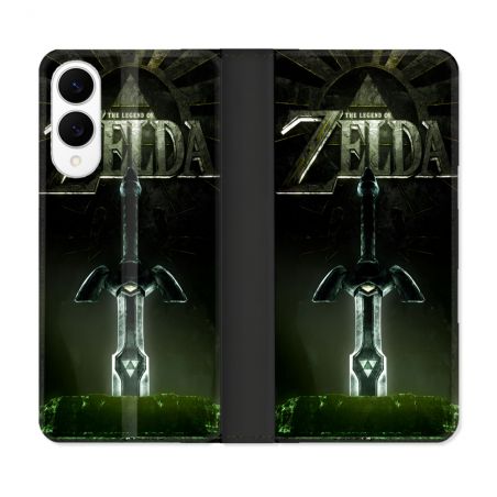 Housse Cuir Portefeuille Pour Samsung Galaxy S25 EDGE Zelda