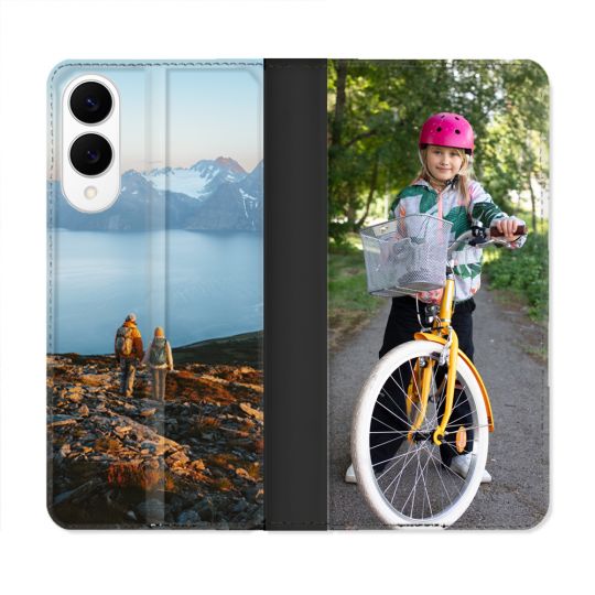 Housse Cuir Portefeuille Personnalisée Pour Samsung Galaxy S25 EDGE