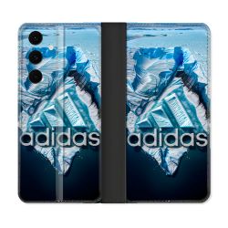 Housse Cuir Portefeuille Pour Samsung Galaxy S25 FE Adidas Iceberg