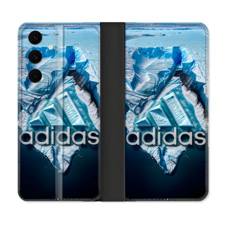 Housse Cuir Portefeuille Pour Samsung Galaxy S25 FE Adidas Iceberg