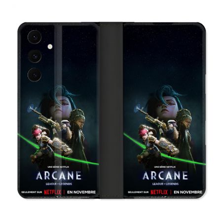 Housse Cuir Portefeuille Pour Samsung Galaxy S25 FE Arcane Affiche
