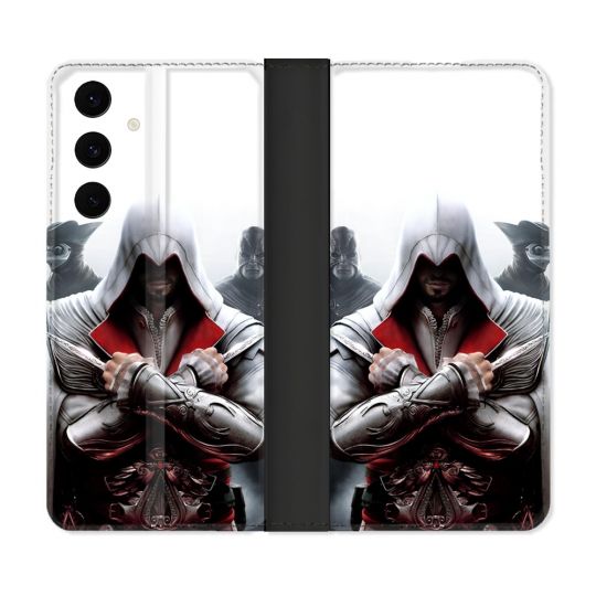 Housse Cuir Portefeuille Pour Samsung Galaxy S25 FE Assassin Creed Mask