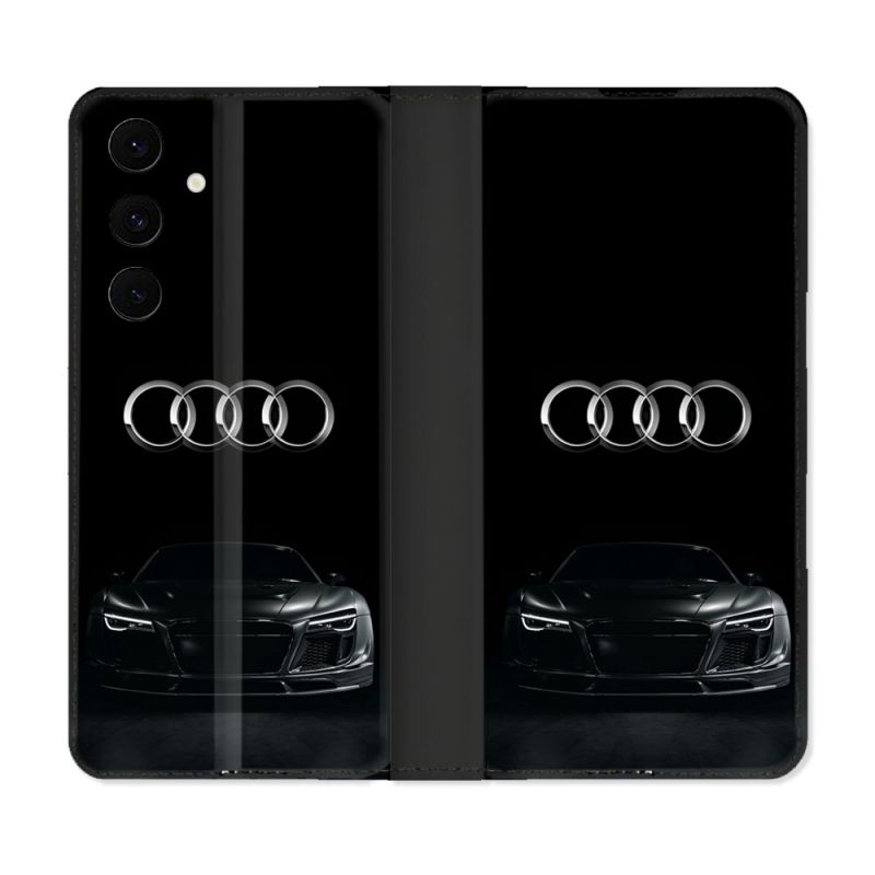 Housse Cuir Portefeuille Pour Samsung Galaxy S25 FE Audi