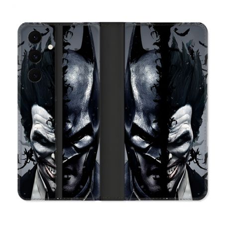 Housse Cuir Portefeuille Pour Samsung Galaxy S25 FE Batman Joker