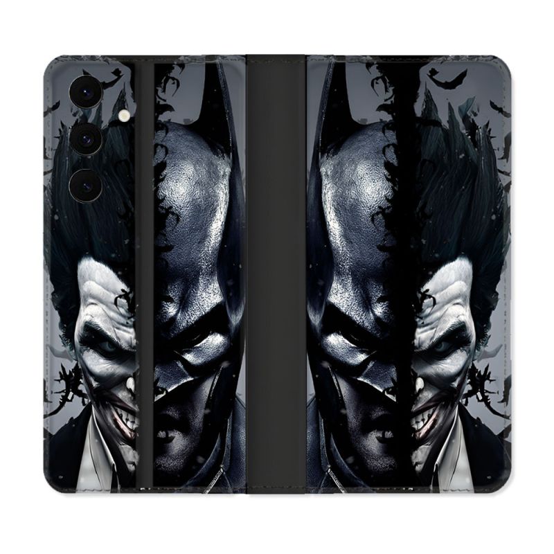 Housse Cuir Portefeuille Pour Samsung Galaxy S25 FE Batman Joker