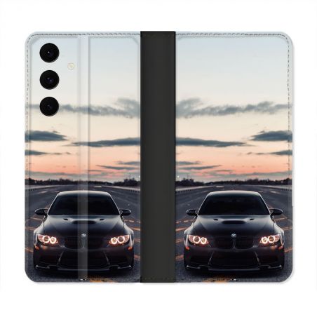 Housse Cuir Portefeuille Pour Samsung Galaxy S25 FE BMW Serie