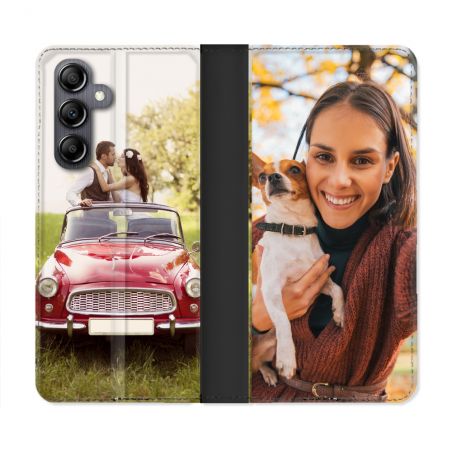 Housse Cuir Portefeuille Personnalisée Pour Samsung Galaxy S25 FE