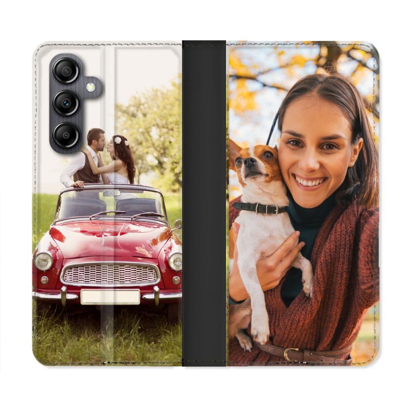 Housse Cuir Portefeuille Personnalisée Pour Samsung Galaxy S25 FE