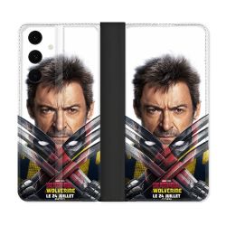 Housse Cuir Portefeuille Pour Samsung Galaxy S25 FE Deadpool Affiche