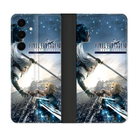 Housse Cuir Portefeuille Pour Samsung Galaxy S25 FE Final Fantaisy