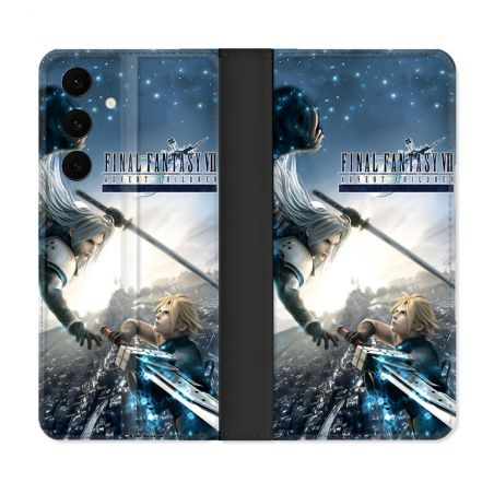 Housse Cuir Portefeuille Pour Samsung Galaxy S25 FE Final Fantaisy