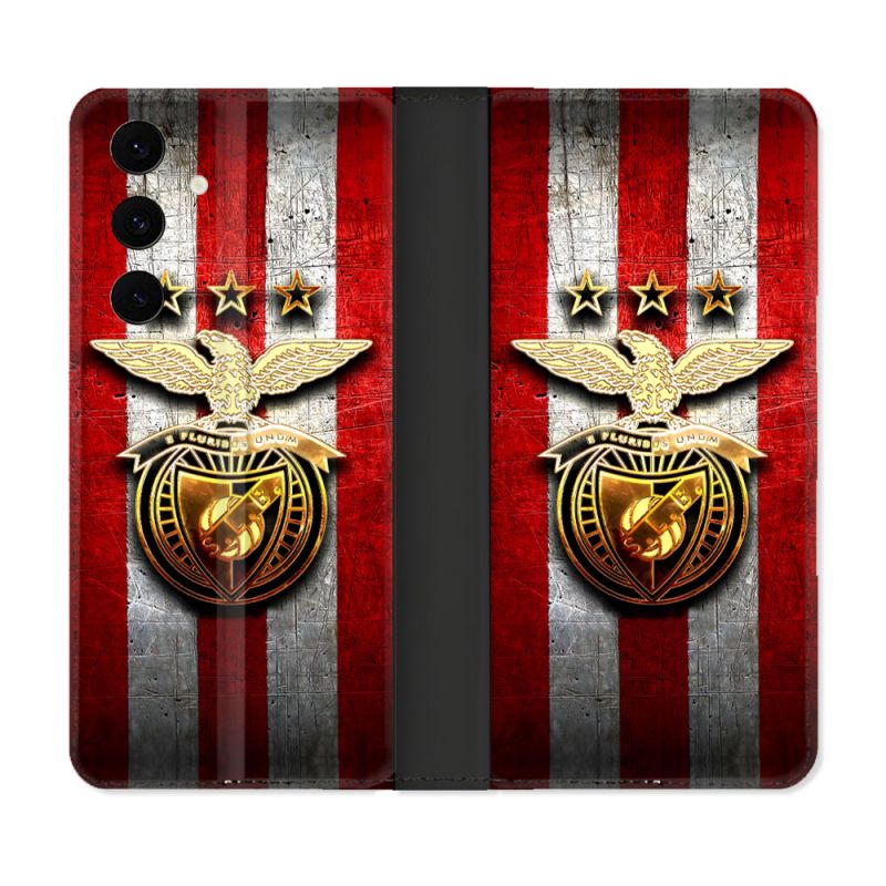 Housse Cuir Portefeuille Pour Samsung Galaxy S25 FE Foot Benfica