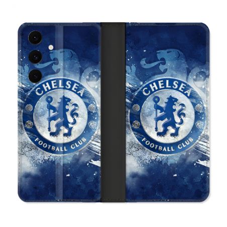 Housse Cuir Portefeuille Pour Samsung Galaxy S25 FE Foot Chelsea