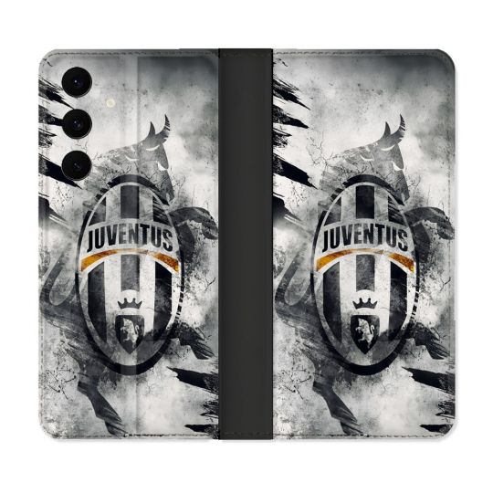 Housse Cuir Portefeuille Pour Samsung Galaxy S25 FE Foot Juventus Turin