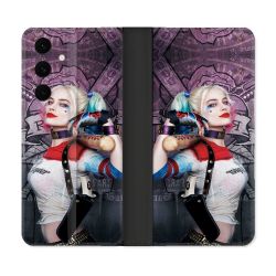Housse Cuir Portefeuille Pour Samsung Galaxy S25 FE Harley Quinn Batte