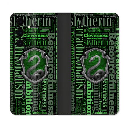 Housse Cuir Portefeuille Pour Samsung Galaxy S25 FE Harry Potter Serpentar