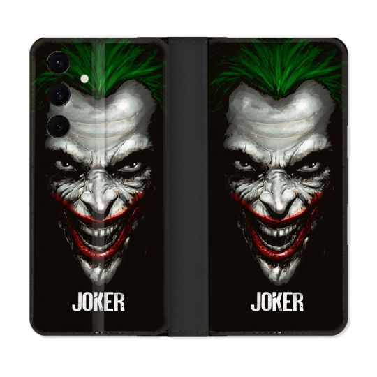 Housse Cuir Portefeuille Pour Samsung Galaxy S25 FE Joker Noir