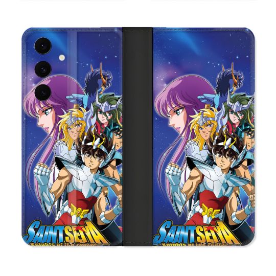 Housse Cuir Portefeuille Pour Samsung Galaxy S25 FE Les Chevaliers Du Zodiaque