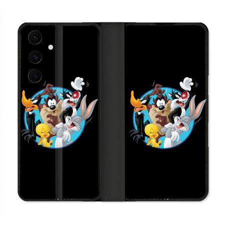 Housse Cuir Portefeuille Pour Samsung Galaxy S25 FE Looney Tunes