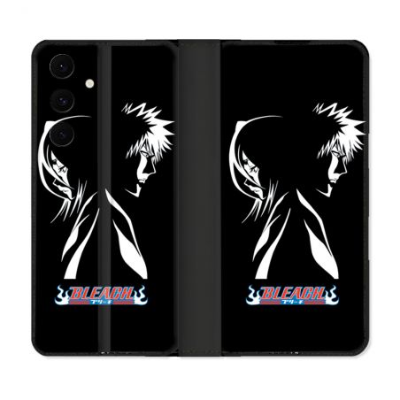 Housse Cuir Portefeuille Pour Samsung Galaxy S25 FE Manga Bleach Duo