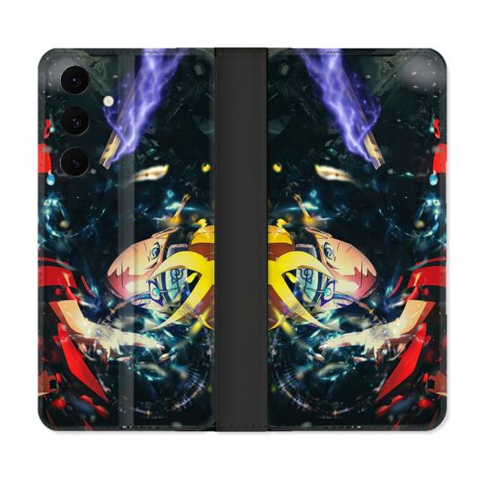 Housse Cuir Portefeuille Pour Samsung Galaxy S25 FE Manga Boruto Eclair