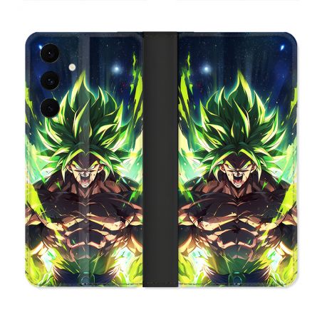 Housse Cuir Portefeuille Pour Samsung Galaxy S25 FE Manga Dragon Ball Broly