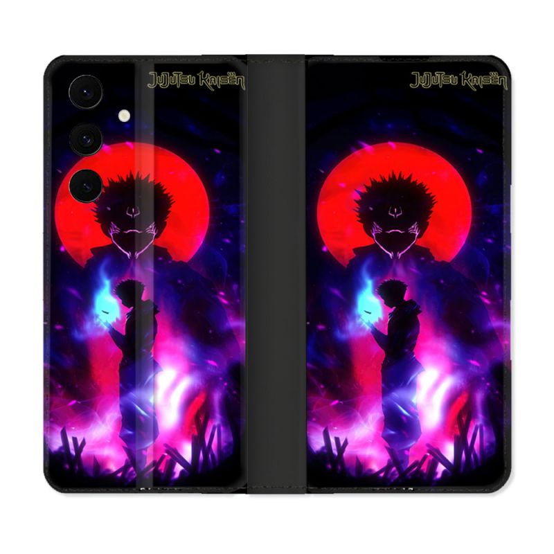 Housse Cuir Portefeuille Pour Samsung Galaxy S25 FE Manga Jujutsu Kaisen Itadori Sukuna