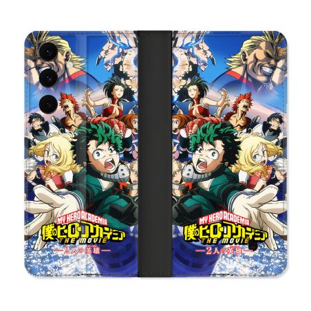 Housse Cuir Portefeuille Pour Samsung Galaxy S25 FE Manga My Hero Academia Affiche